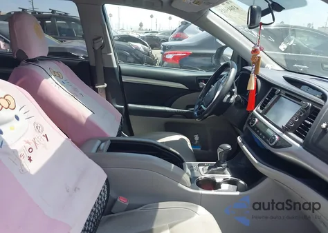 2014 Toyota Highlander Xle z USA, uszkodzony, nr VIN 5TDKKRFH0ES011024